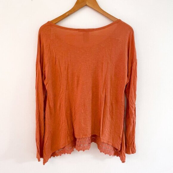 American Rag Lace Boho Top, Size Large - Picture 3 of 5